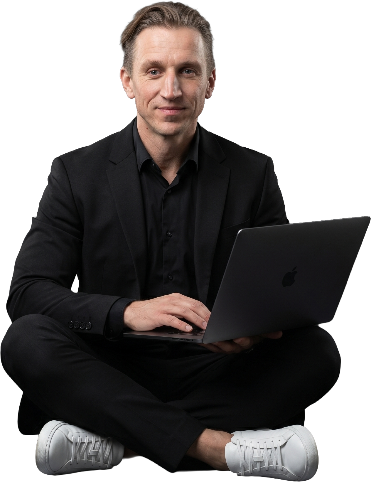 Christian mit Laptop